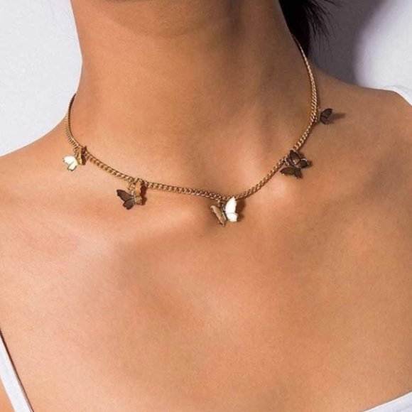 Urban Outfitters Jewelry - NWOT Kylie Jenner Butterfly Necklace Choker